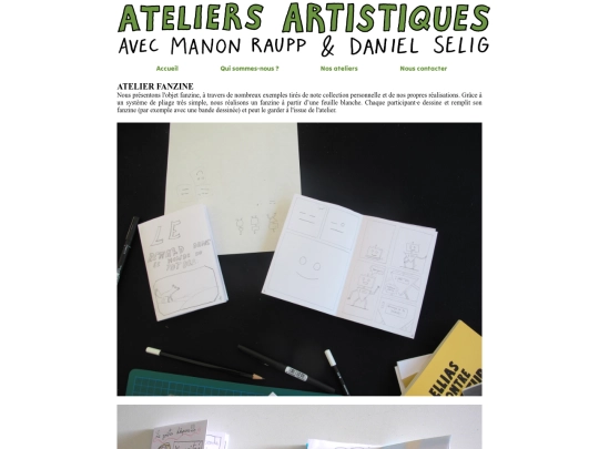 atelierfanzine screenshot