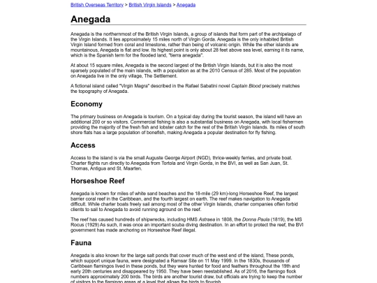 anegada screenshot