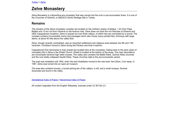 zelve_monastery screenshot