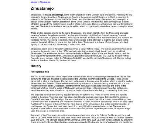 zihuatanejo screenshot