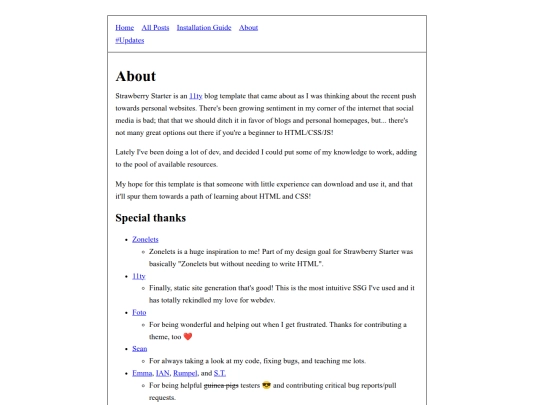 blog/info/about screenshot