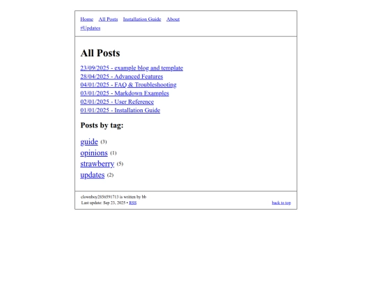 blog/info/all_posts screenshot