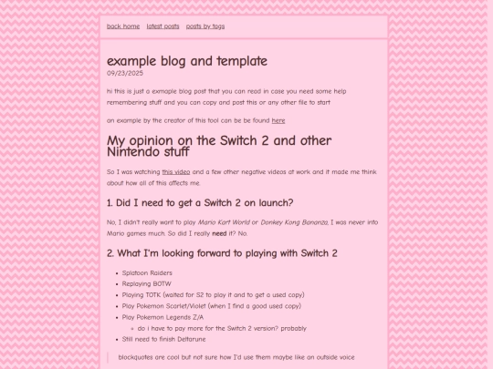 blog/posts/markdown-example screenshot