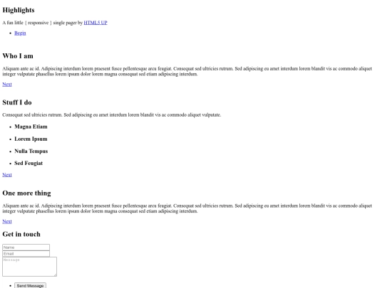 index screenshot