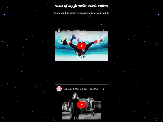 musicvideos screenshot