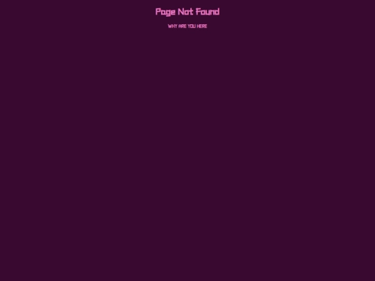 not_found screenshot