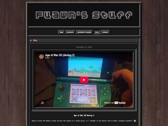 blog screenshot