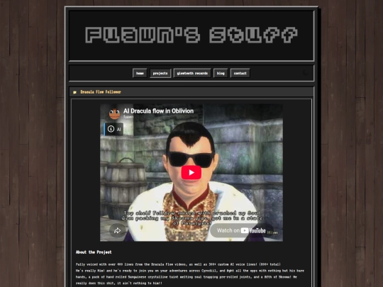 projects/dracula-flow screenshot