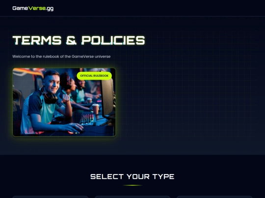 terms screenshot
