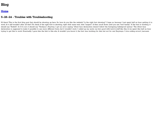 blog screenshot
