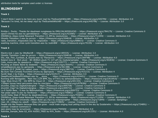 samples screenshot