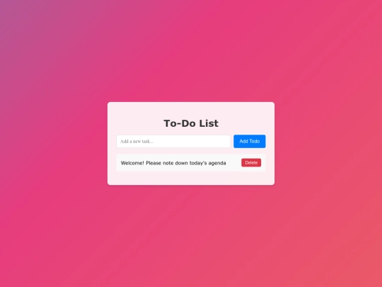todo screenshot