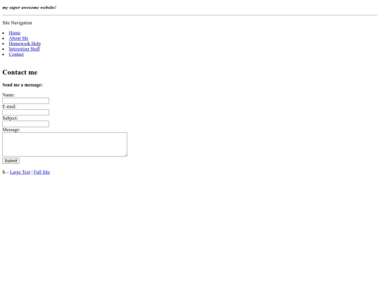 textonly/contact screenshot
