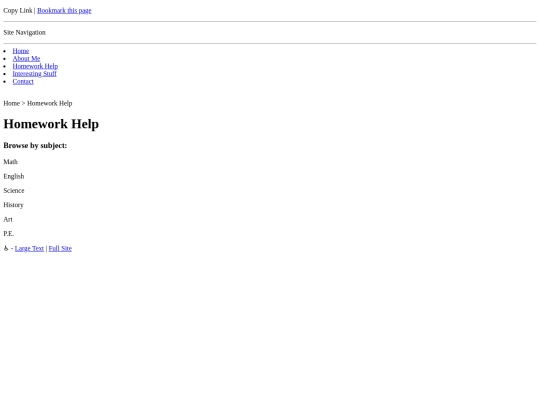 textonly/homeworkhelp screenshot
