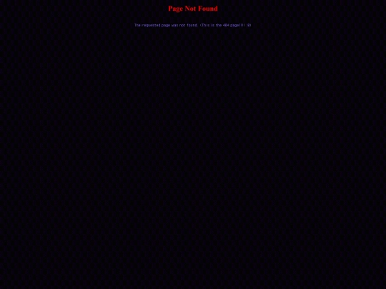 not_found screenshot