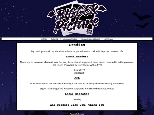 credits screenshot