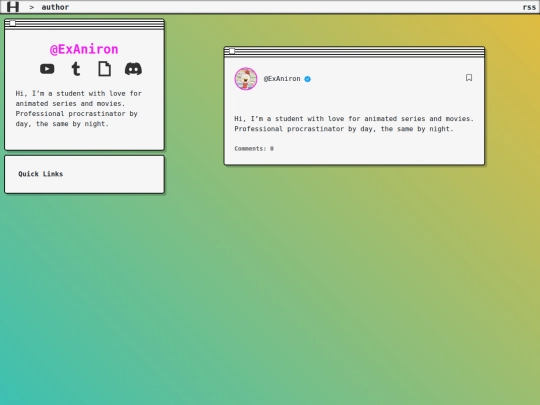 author screenshot