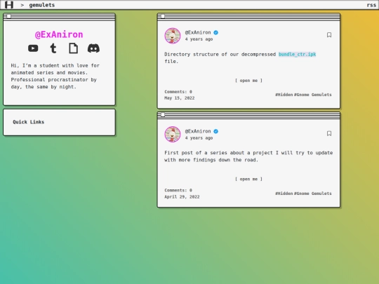 gemulets screenshot