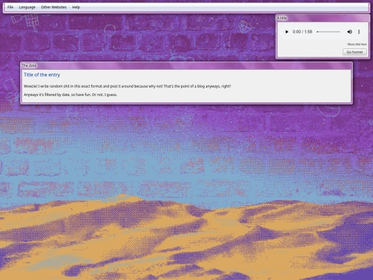 entries/template screenshot