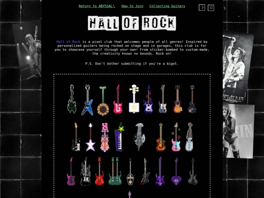 hallofrock screenshot