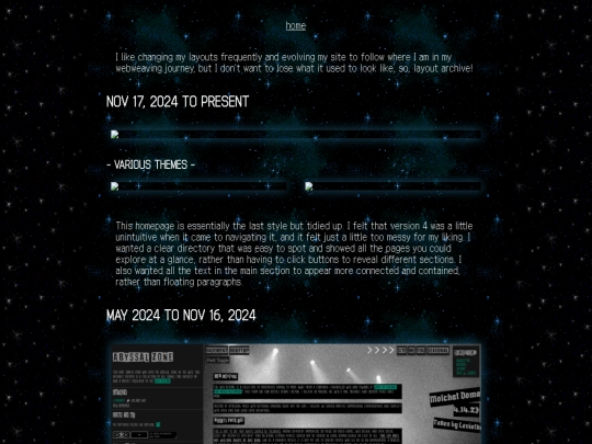 layouts screenshot