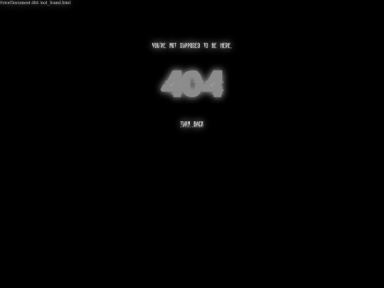 not_found screenshot
