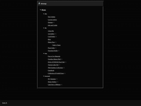 sitemap screenshot