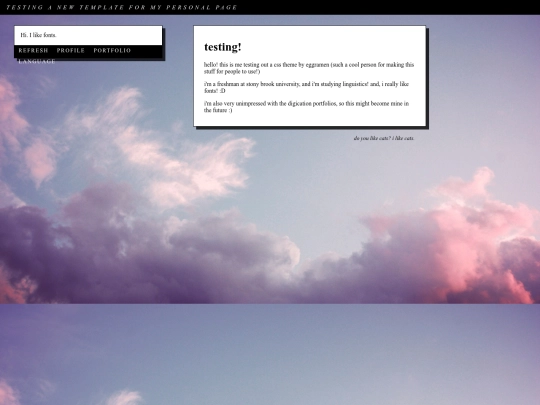 portfolio/landing screenshot