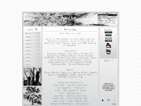 index screenshot
