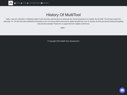 history screenshot