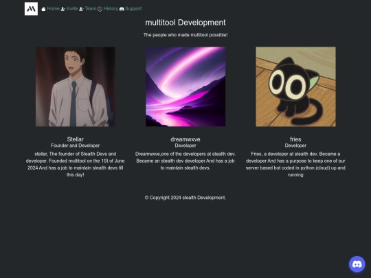 team screenshot
