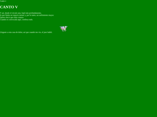 cantoV screenshot