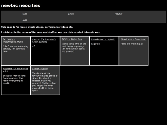 playlist screenshot