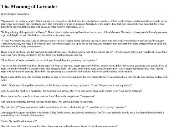 HTML/FANFICTION_SUB/ANNE_OF_GREEN_GABLES/the_meaning_of_lavender screenshot