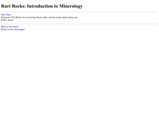 HTML/FANFICTION_SUB/RURI_ROCKS/rurirocksindex screenshot