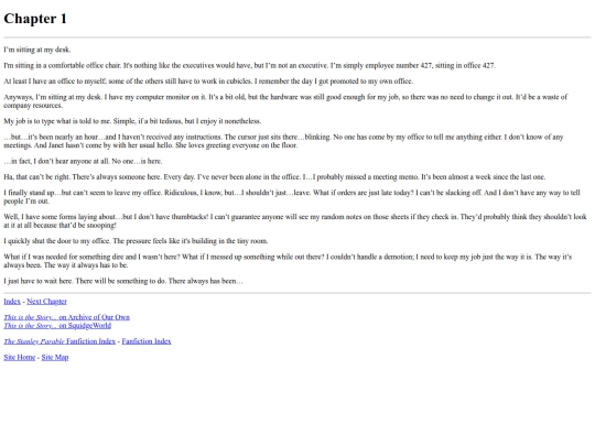 HTML/FANFICTION_SUB/THE_STANLEY_PARABLE/THIS_IS_THE_STORY/chapter01 screenshot