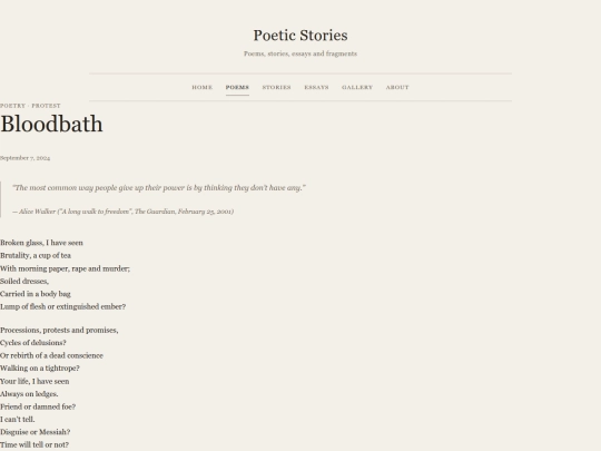 poems/bloodbath screenshot