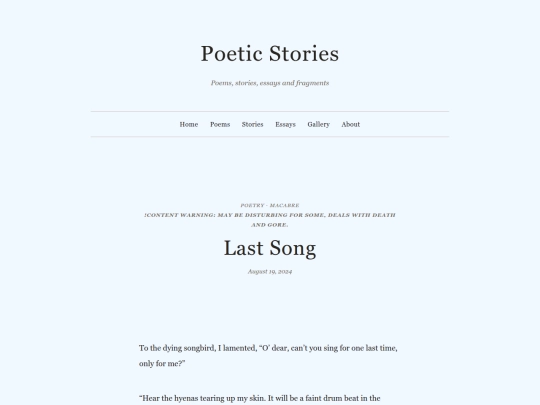 poems/last-song screenshot