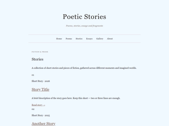 stories screenshot