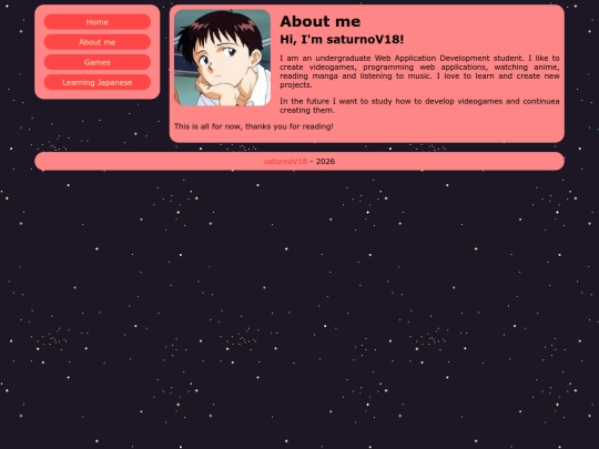 html/about_me screenshot