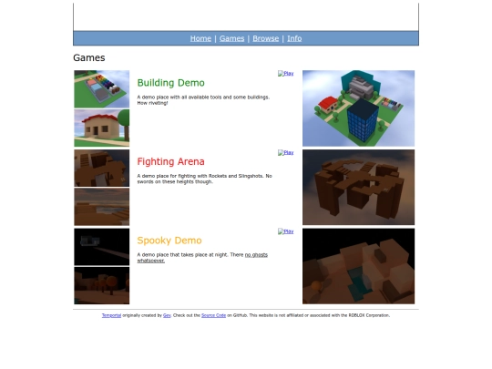 games screenshot
