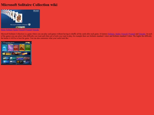 Home page screenshot