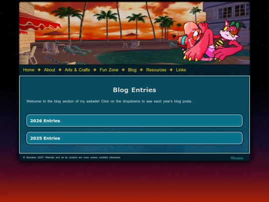 bloglanding screenshot