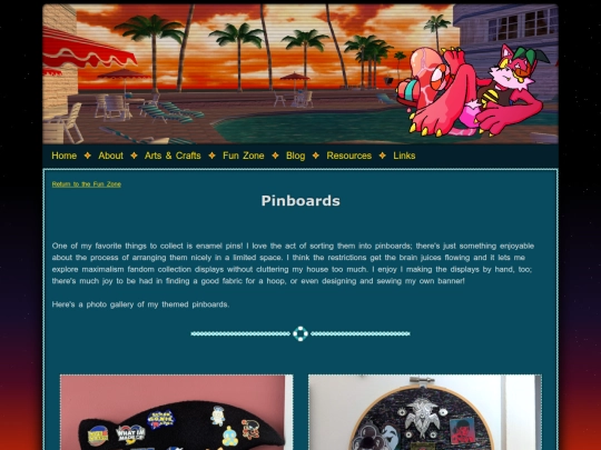 funzone/pinboards screenshot