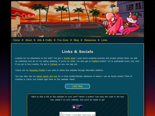 links screenshot
