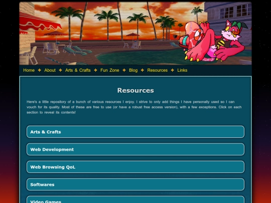 resources screenshot