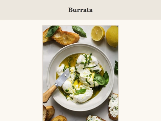 burrata2 screenshot