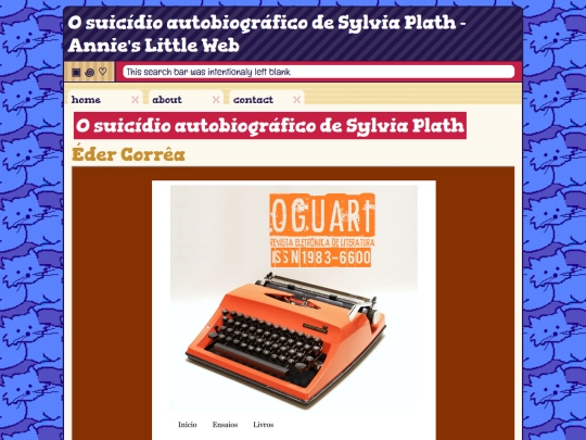 bookworm/suicidio-sylvia-plath screenshot