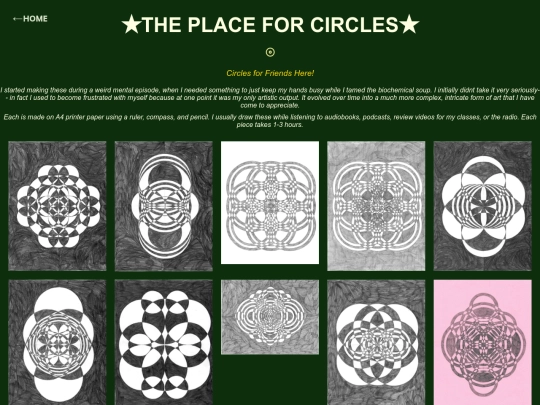 circles screenshot