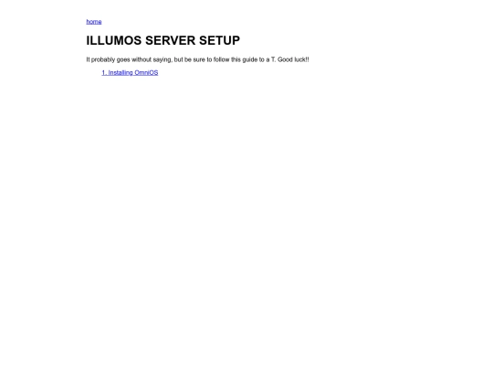 illumos screenshot